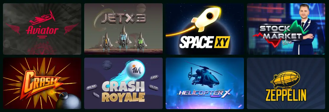 Crash игры Pinco